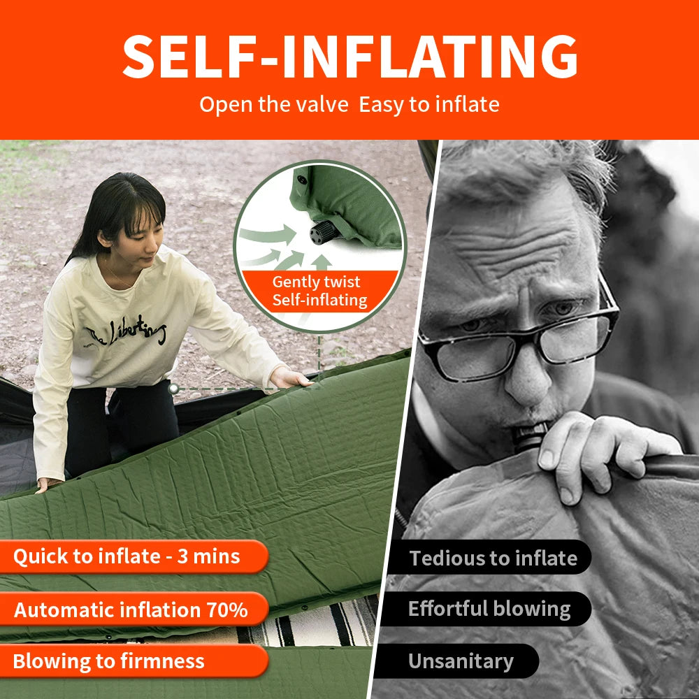 Self-Inflating Camping Mattress