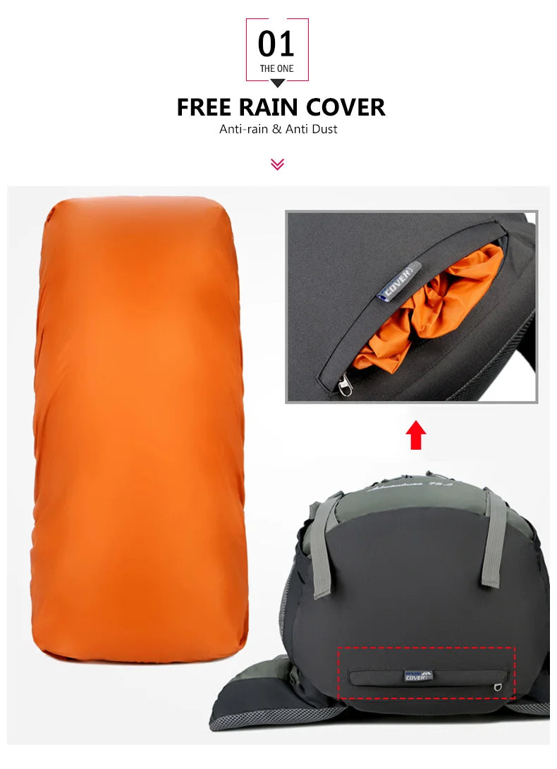 75L Camping Backpack