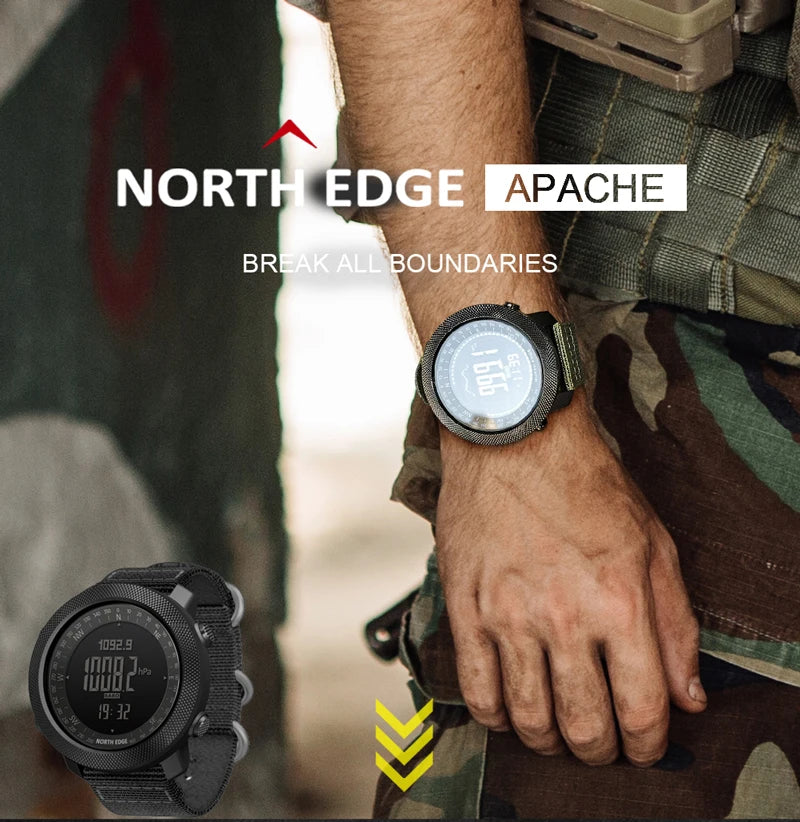 Military Watches with Compass for Men