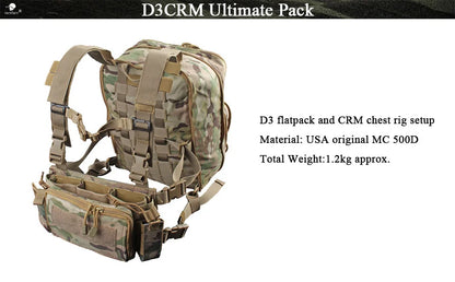 Expandable Backpack and Chest Rig Combo