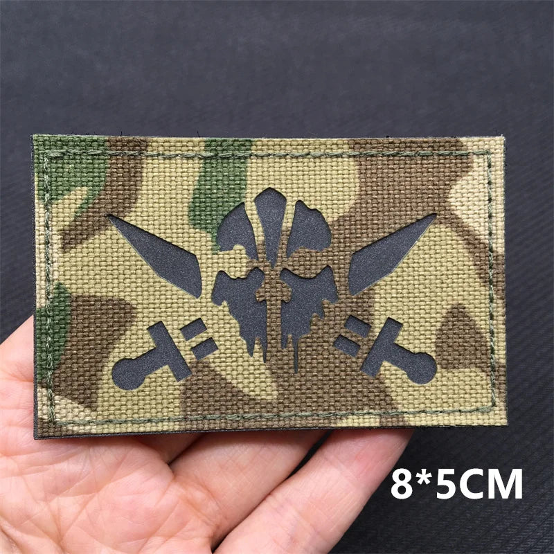 3D Camoflage Patches – Reflective Tactical Badges