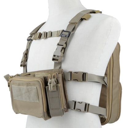 Expandable Backpack and Chest Rig Combo