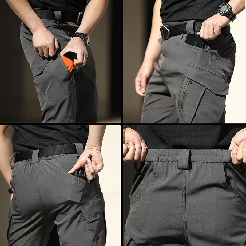 Men's Solid Color Anti-scratch Tactical Pants