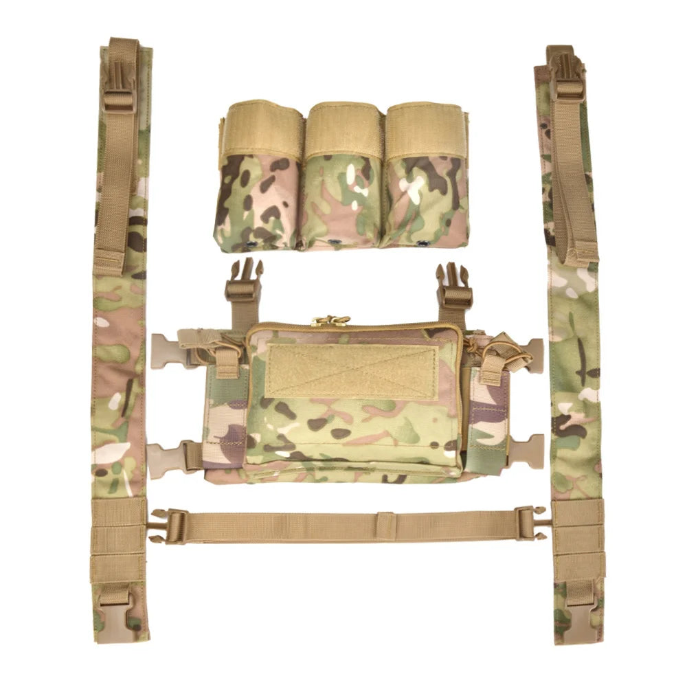 Expandable Backpack and Chest Rig Combo