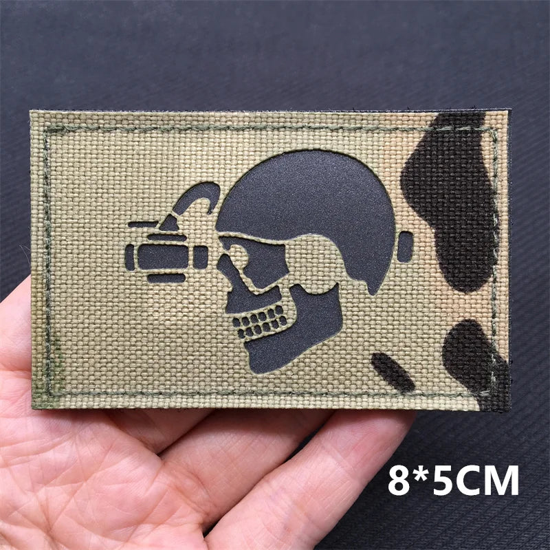 3D Camoflage Patches – Reflective Tactical Badges