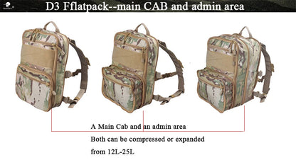 Expandable Backpack and Chest Rig Combo