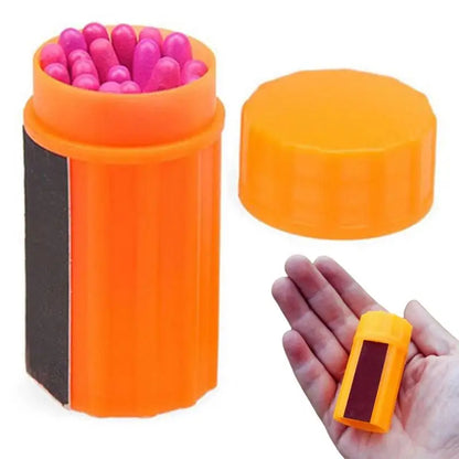 20Pcs Waterproof Matches With Case