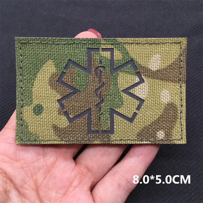 3D Camoflage Patches – Reflective Tactical Badges