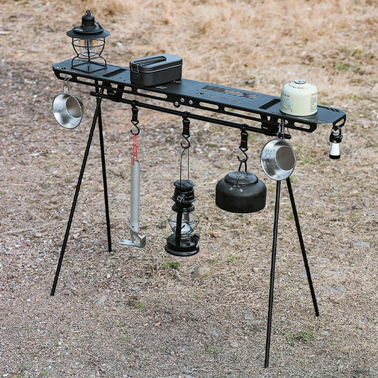 Foldable Camping Tripod Hanging Rack