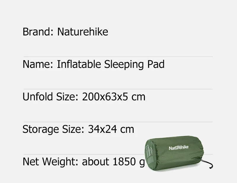 Self-Inflating Camping Mattress